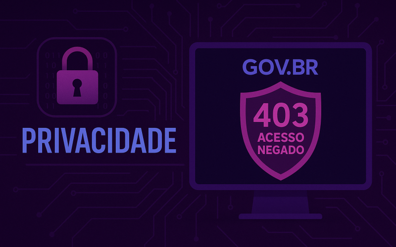Erro 403 no GOV.BR